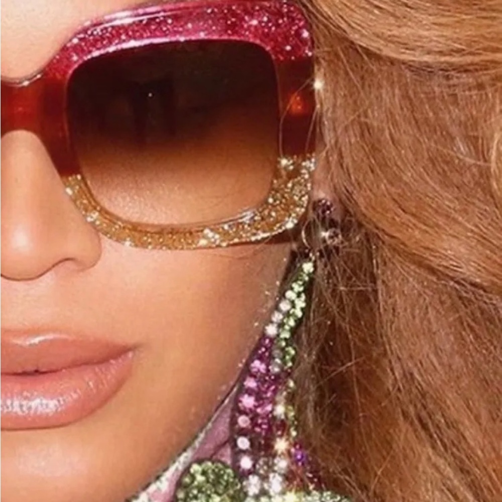 🐝 Gucci! Queen B authentic Stylish Pink and Gold Women's 🕶️ - Picture 2 of 3
